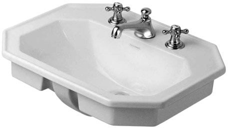 Duravit раковина встраиваемая сверху series 58х47см, 1930, 0476580000 цвет: белый