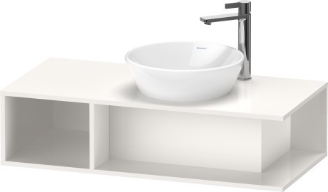 Duravit тумба подвесная под раковину справа 1000 мм х 480 мм, d-neo, de493902222 цвет: белый глянцевый