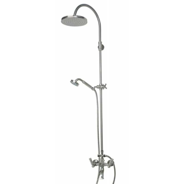 Bossini душевая стойка column monocomando из латуни, liberty, хром арт. l01203.030