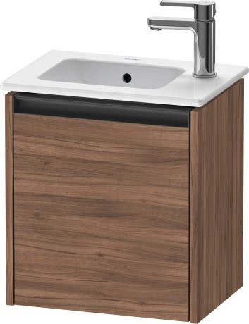 Duravit тумба подвесная под раковину 292 мм х 410 мм х 440 мм, с 1 дверцей, ketho.2, k25060l79790000 цвет: орех натуральный