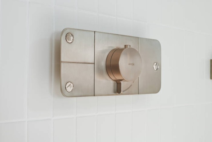 AXOR термостат для душа, One, никель арт. 45713820