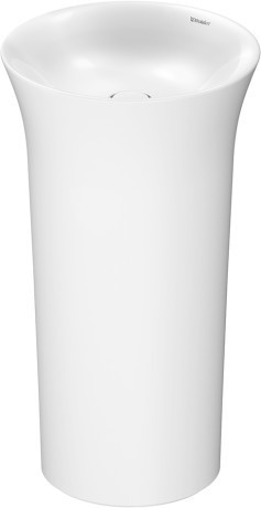 Duravit отдельно стоящая раковина d500 мм, white tulip, 2702500070 цвет: белый