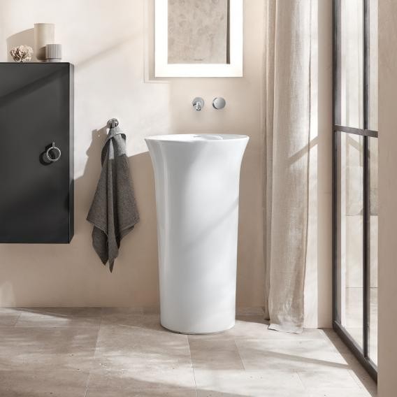 Duravit отдельно стоящая раковина d500 мм, white tulip, 2702500070 цвет: белый