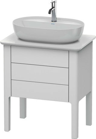 Duravit тумба напольная под столешницу, luv, lu956503636 цвет: белый