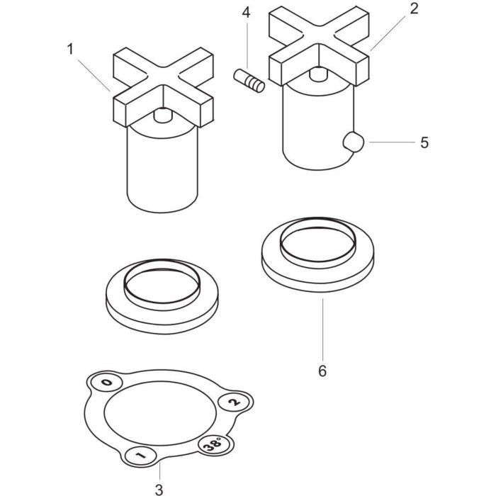AXOR термостат на край ванны, Citterio, шлифованная медь арт. 39480950