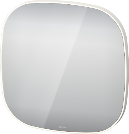 Duravit зеркало с подсветкой и подогревом 700 мм х 700 мм, zencha, ze7056000000100 цвет: белый