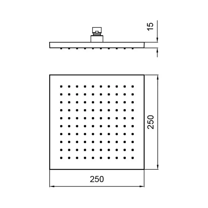 Almar верхний душ emotion head showers, арт. e044229.go