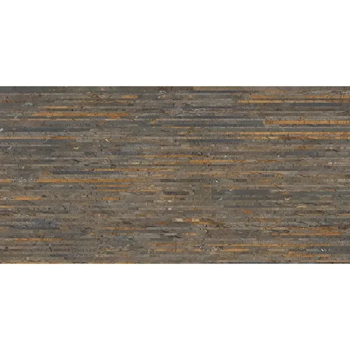 Emil Ceramica керамогранитная плитка 1200x2400 tele di marmo reloaded doghe fossil brown malevic,2 lapp, арт. e0fp