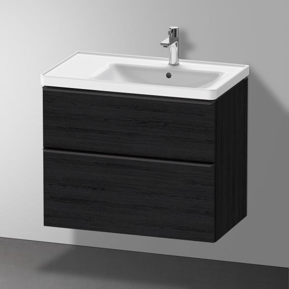 Duravit тумба подвесная под раковину 784 мм х 452 мм, d-neo, de435801616 цвет: чёрный дуб