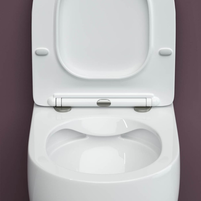 Ceramicanova подвесной унитаз с сиденьем play, cn3001 цвет: белый