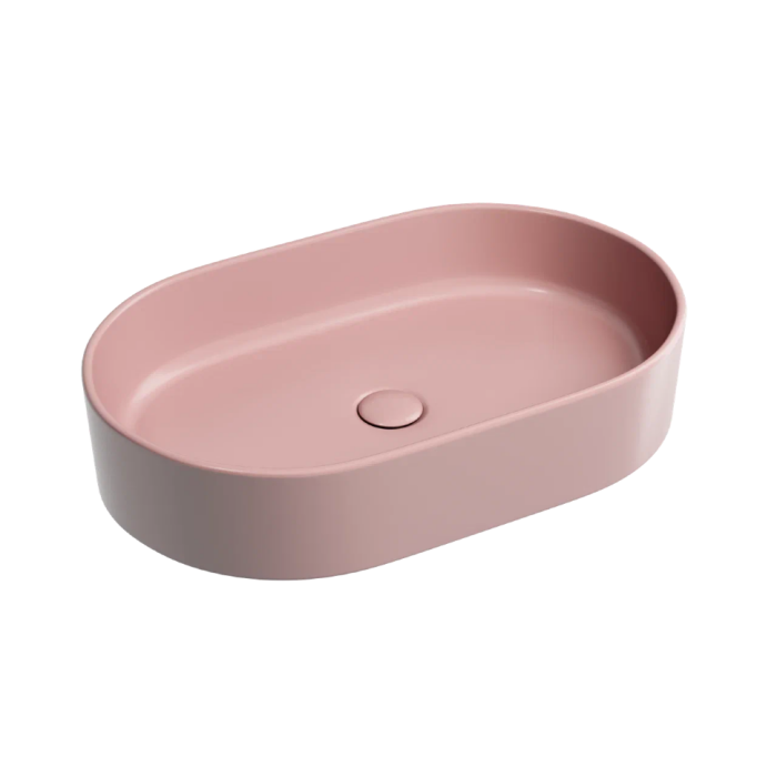 Ceramicanova раковина накладная element, cn6048mp цвет: розовый