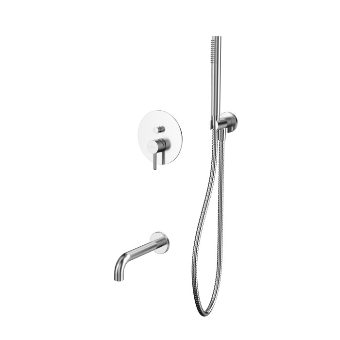 Душевая система скрытого монтажа, Whitecross Y brushed nickel, брашированный никель арт. YSET06NIB