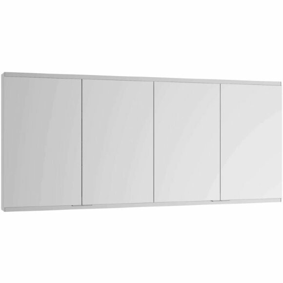 Keuco шкаф без подсветки с четырьмя дверцами, настенный, анодированный, Royal modular 2.0, алюминий серебристый анодированный арт. 800401160000500