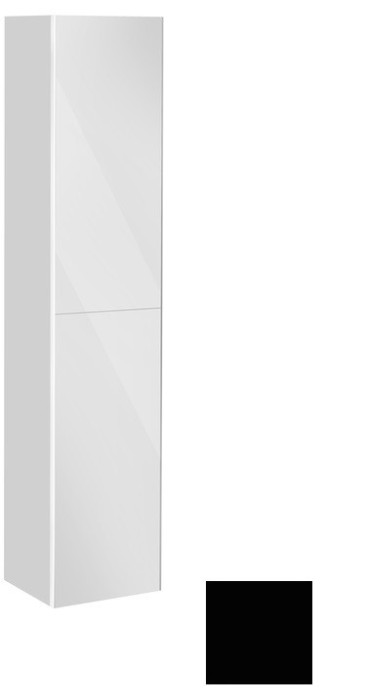 Keuco высокий шкаф-пенал, royal reflex, черный арт. 34030 570001
