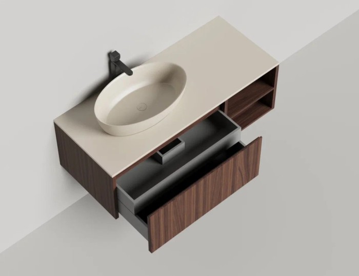 Salini подвесная тумба 1200, domino, 27d212a цвет: коричневый