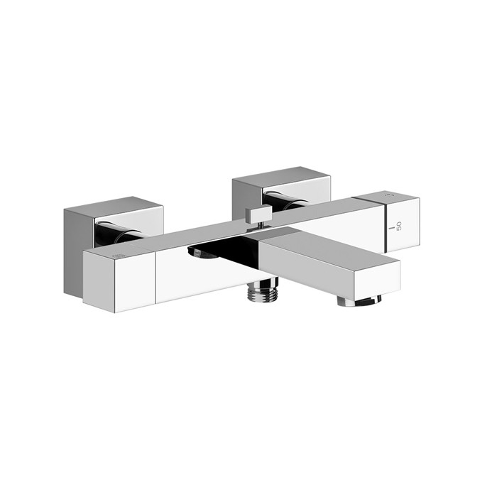 Gessi Термостатический смеситель для ванны с автоматическим переключателем ванна/душ, Rettangolo, 20111#031 цвет: хром