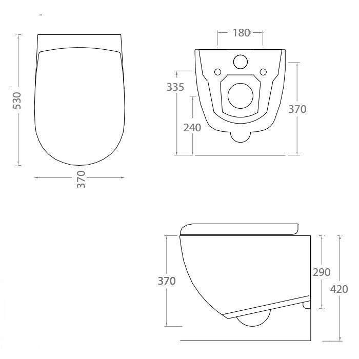 ArtCeram унитаз подвесной, flv004 36 00 file 2.0 цвет: синий