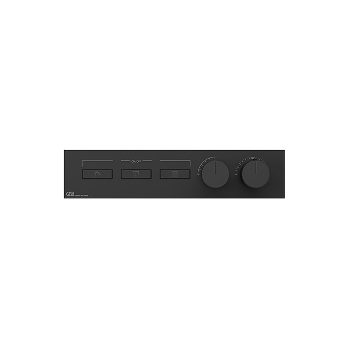 Gessi Термостат для душа, с включением до 3 источников одновременно, Hi Fi, 63014#299 цвет: black xl