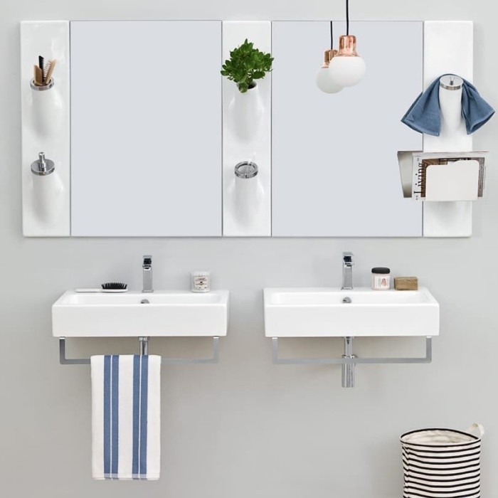 ArtCeram кольцо для панели аксессуаров, aca029 sotto sopra + up цвет: хром глянцевый