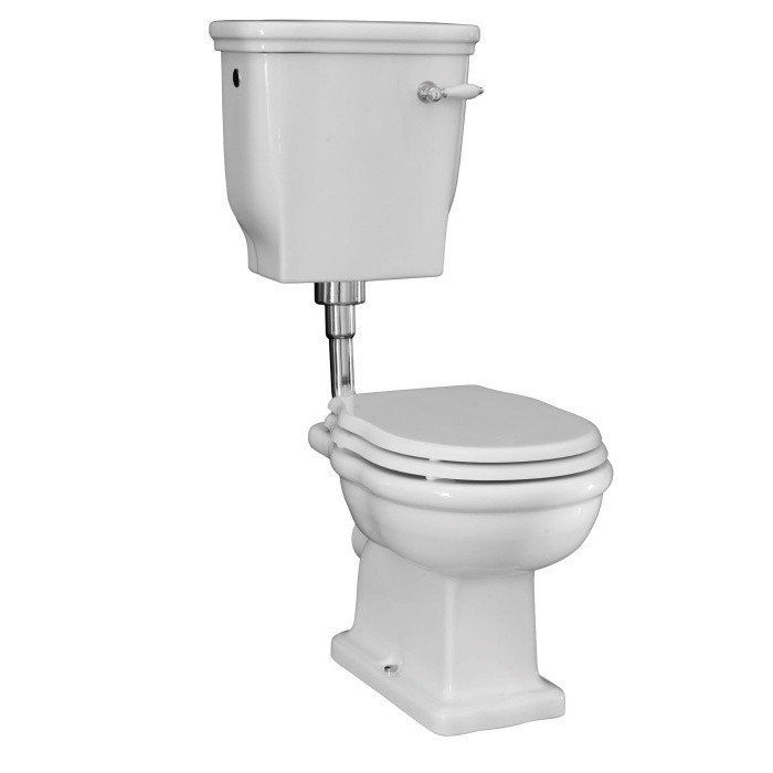 ArtCeram унитаз напольный (с бачком на короткой трубе), hev003 01 00+hec005 01 00+hea013 71 hermitage цвет: белый глянцевый