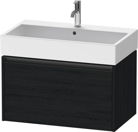 Duravit тумба подвесная под раковину 460 мм х 784 мм х 440 мм, ketho.2, k25077016160000 цвет: чёрный дуб