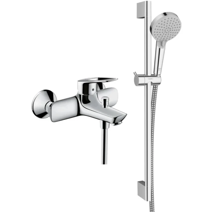 Hansgrohe смеситель для ванны, Novus Loop, хром арт. SET/71340000/26275000