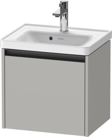 Duravit тумба подвесная под раковину 375 мм х 484 мм х 440 мм, ketho.2, k25080007070000 цвет: бетонно-серый матовый