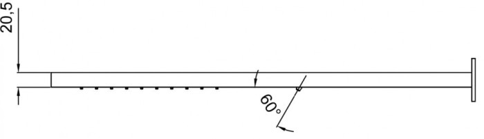Almar верхний душ wall mounted head showers, арт. e044193.mb
