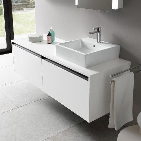 Duravit тумба подвесная под раковину справа 550 мм х 1400 мм х 459 мм, ketho.2, k24888r49490000 цвет: графит матовый