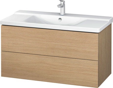 Duravit тумба подвесная под раковину, l-cube, lc625005252 цвет: дуб европейский