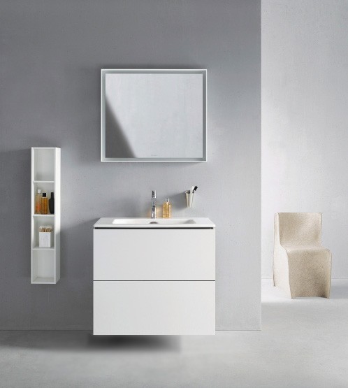 Duravit тумба подвесная под раковину, l-cube, lc630402222 цвет: белый глянцевый