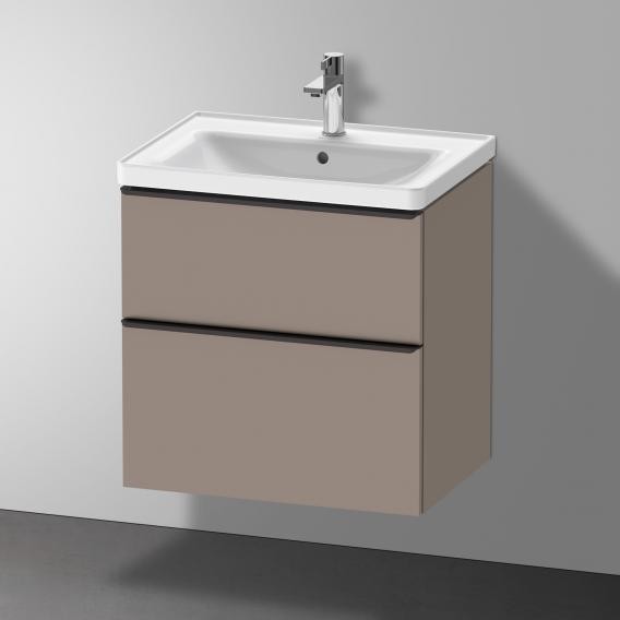 Duravit тумба подвесная под раковину 634 мм х 452 мм, d-neo, de435404343 цвет: базальт матовый