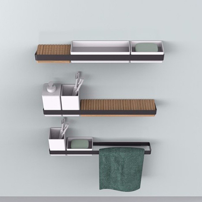 Bertocci держатель полотенца или аксессуаров 7 см fly, белый арт. 149 1502 0200