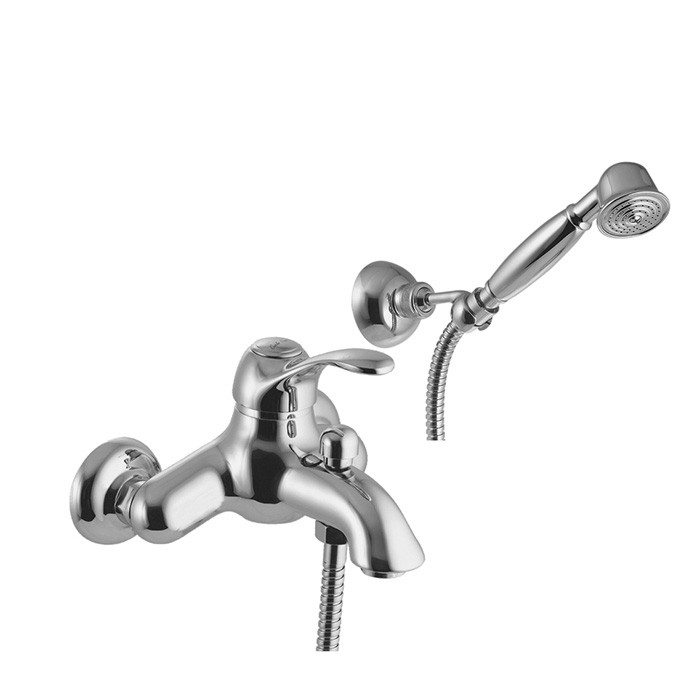 Fima Carlo Frattini смеситель на ванну с душевым комплектом, lamp, хром арт. f3304cr