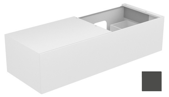 Keuco тумба подвесная под раковину справа с одним выдвижным фронтом, edition 11, антрацит арт. 31166 390000