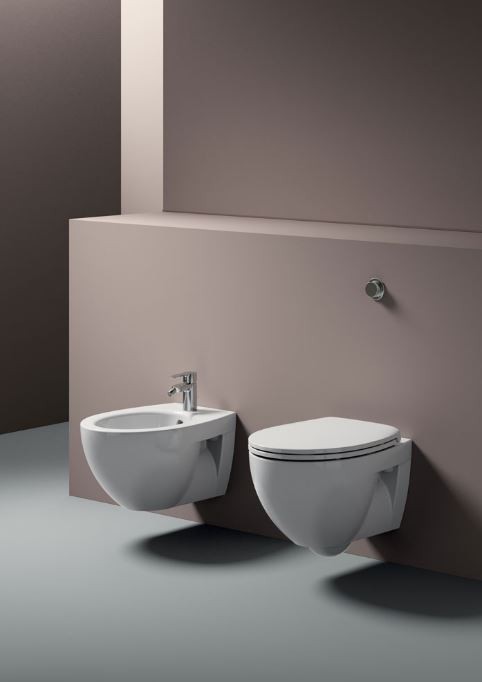 GSI Подвесной унитаз 37х52 см, без крепежа в комплекте, без сиденья, City New - 931811