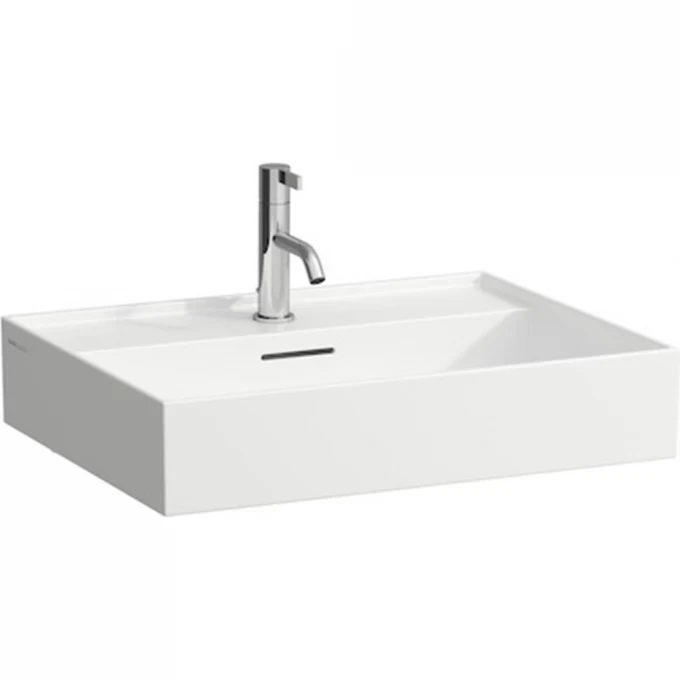 LAUFEN раковина подвесная 60x46 с полочкой справа, KARTELL - 8.1033.4.000.104.1