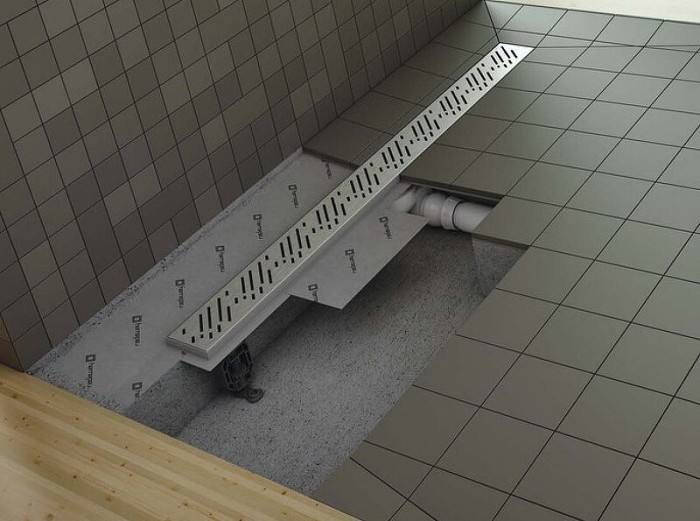 Radaway душевая плита 119x79 с решеткой rain, RadаDrain - 5DLB1208A/5R055R