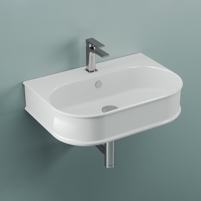 ArtCeram раковина для ванной комнаты, atl003 01 00 atelier цвет: белый глянцевый