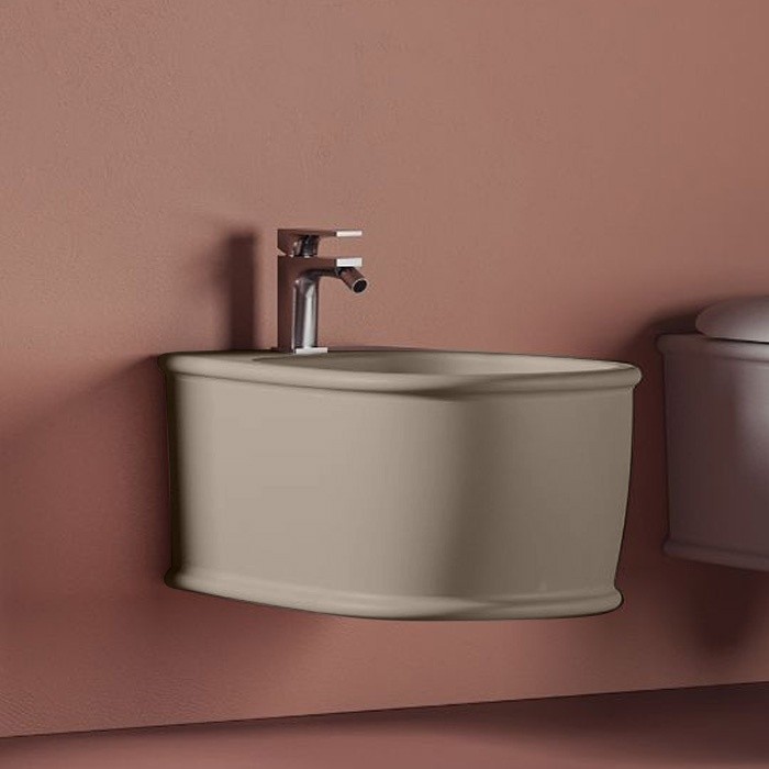 ArtCeram биде (подвесное), atb001 41 00 atelier цвет: серый