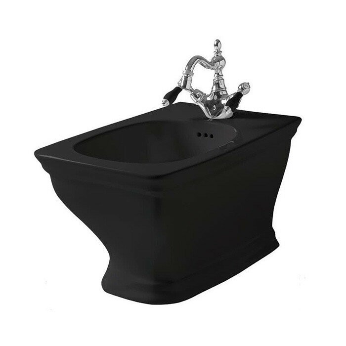 ArtCeram биде (подвесное), cib001 03 00 civitas цвет: черный глянцевый