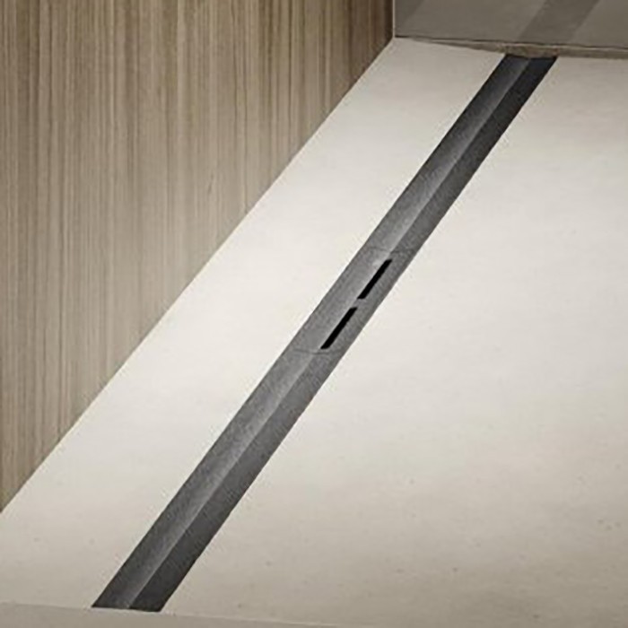 TECE дренажная система 80см, pvd brushed stainless steel, black/сатин, черный, drainprofile - 670821