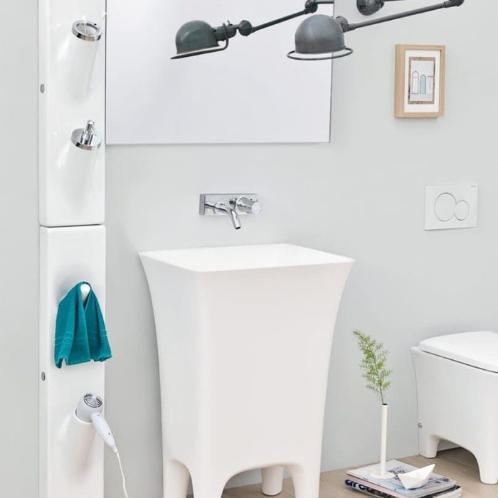 ArtCeram панель для аксессуаров, osc002 01 00 sotto sopra + up цвет: белый глянцевый