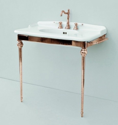 ArtCeram консоль под раковину, hea016 72 hermitage цвет: бронза