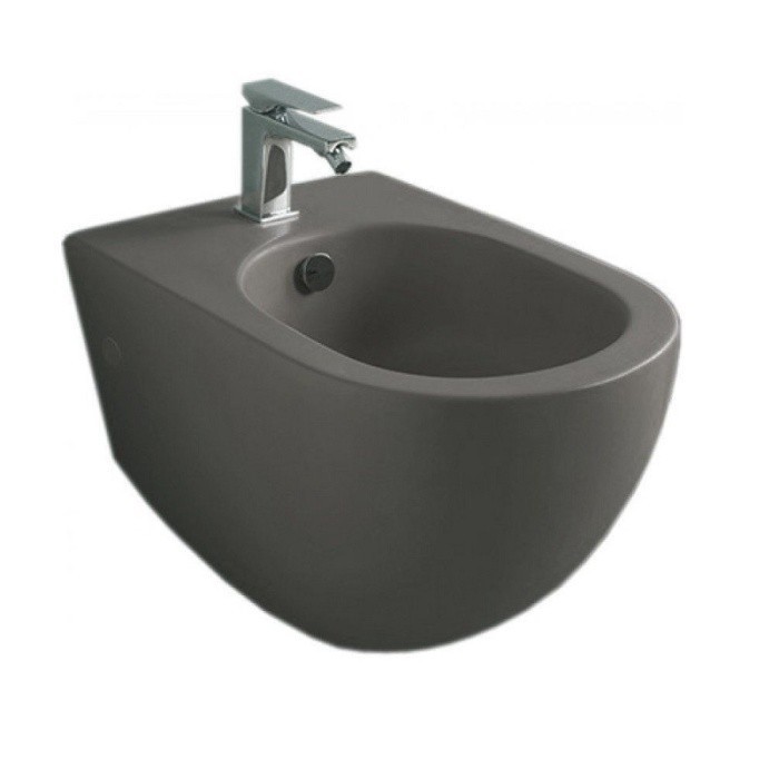 ArtCeram биде (подвесное), flb001 15 00 file 2.0 цвет: серый матовый