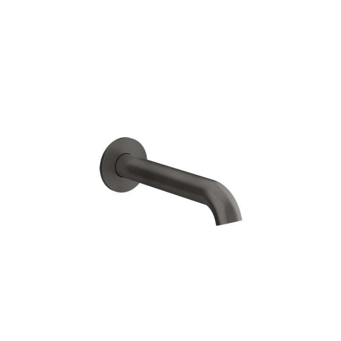 Gessi Настенный излив с длиной под заказ., Origini, 66103#707 цвет: black metal brushed pvd