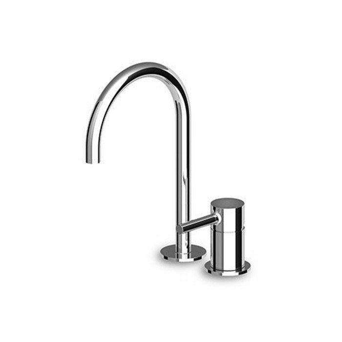 Zucchetti однорычажный смеситель для раковины, с поворотным изливом, на 2 отв. цвет: хром, pan, хром арт. zp6223