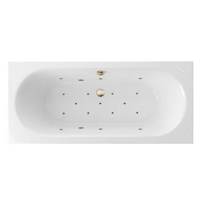 Встраиваемая ванна slim 180x80 relax, Excellent Oceana, бронза арт. WAEX.OCE18S.RELAX.BR