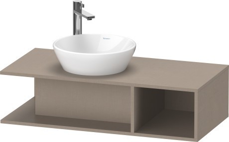 Duravit тумба подвесная под раковину слева 1000 мм х 480 мм, d-neo, de491907575 цвет: лён