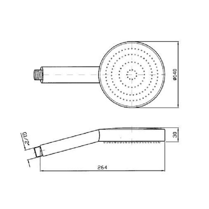 Zucchetti ручной душ, simply beautiful, хром арт. z94179